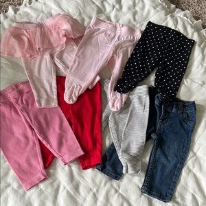 Assorted Baby Leggings Set